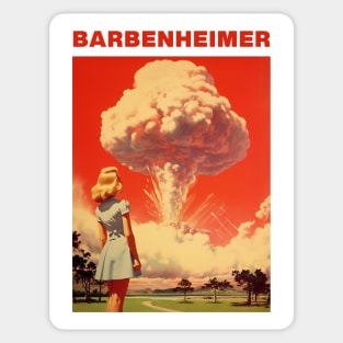 Barbie x Oppenheimer 2023 | BARBENHEIMER Sticker